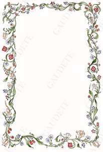 Cadre printemps A4