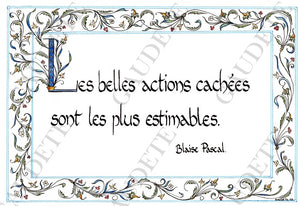 Gratitude Blaise Pascal - Les belles actions cachées