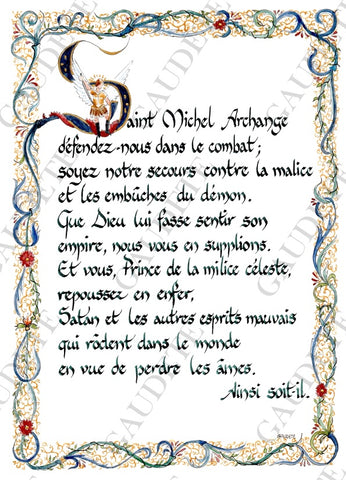 Prière à saint Michel Archange