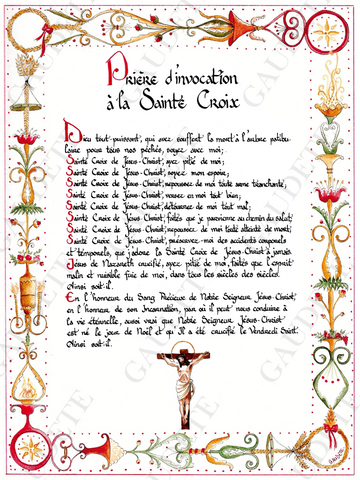 prière invocation à la sainte croix 