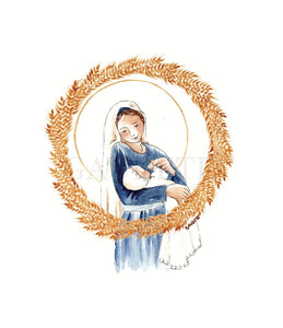 Maman du Ciel auréolée de blé