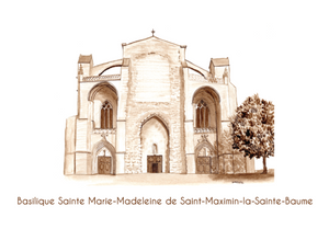 Façade basilique Sainte Marie-Madeleine de Saint-Maximin-la-Sainte-Baume